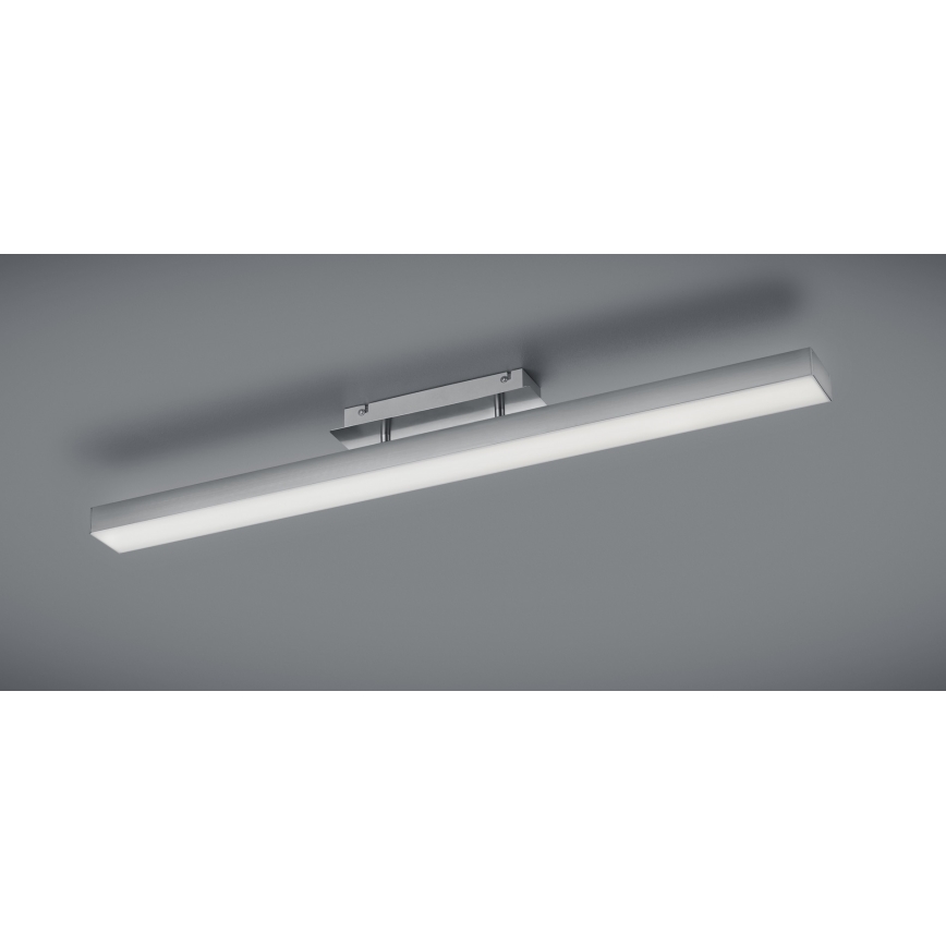 Reality - LED Prigušiva stropna svjetiljka AGANO LED/18W/230V mat krom