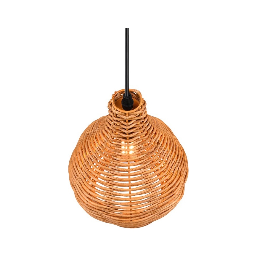 Reality - Luster na sajli SPROUT 1xE14/40W/230V smeđa/ratan