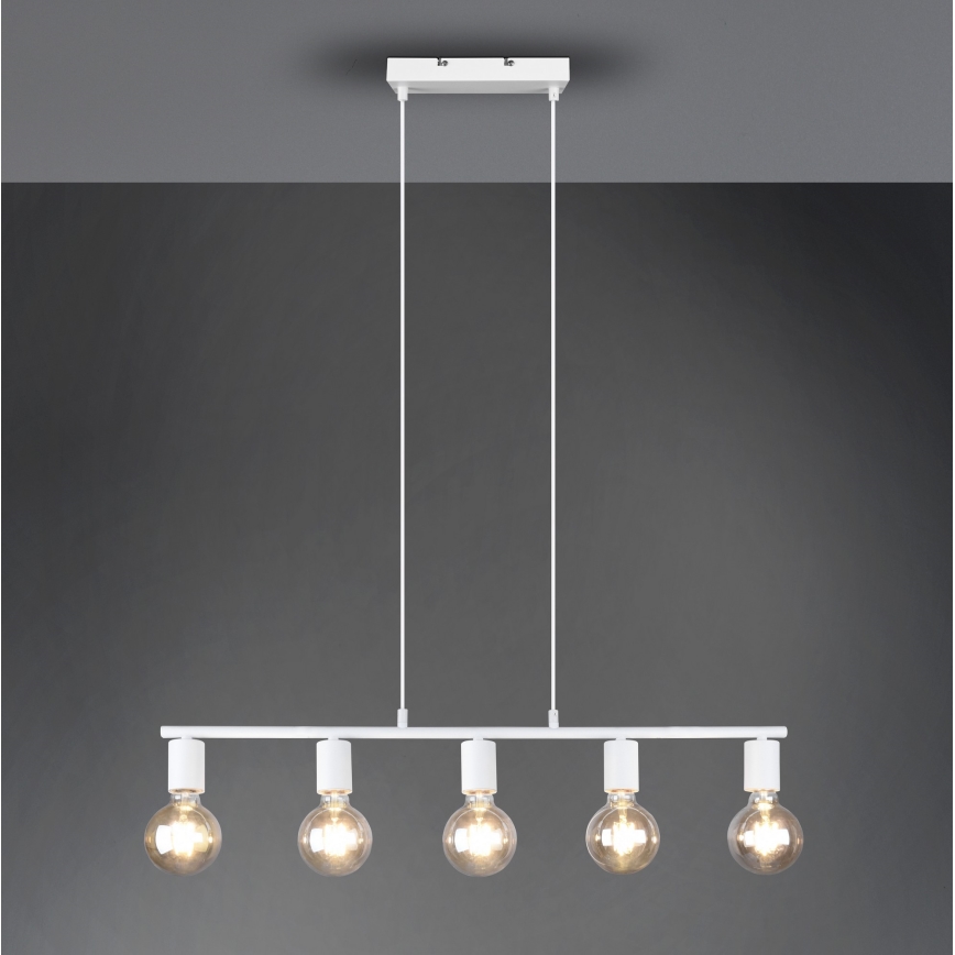 Reality - Luster na sajli VANNES 5xE27/40W/230V