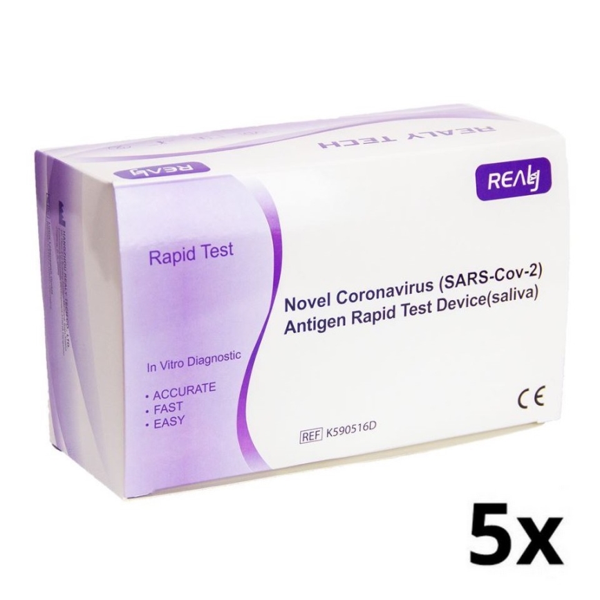 RealyTech - Antigenski COVID-19 Rapid test (saliva) iz sline 5kom