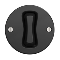 Reblig - Retro križni prekidač bez okvira br. 7 crni