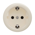 Reblig - Retro kućna utičnica bez okvira SCHUKO 230V/16A bež