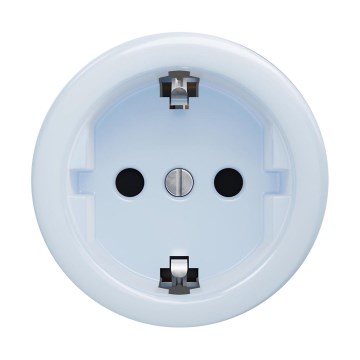 Reblig - Retro kućna utičnica bez okvira SCHUKO 230V/16A, plava