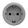 Reblig - Retro kućna utičnica bez okvira SCHUKO 230V/16A siva