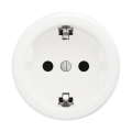 Reblig - Retro kućna utičnica bez okvira SCHUKO 230V/16A sniježno bijela