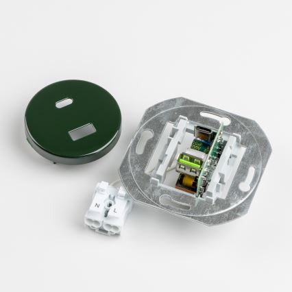Reblig - Retro USB utičnica A+C u zelenom okviru