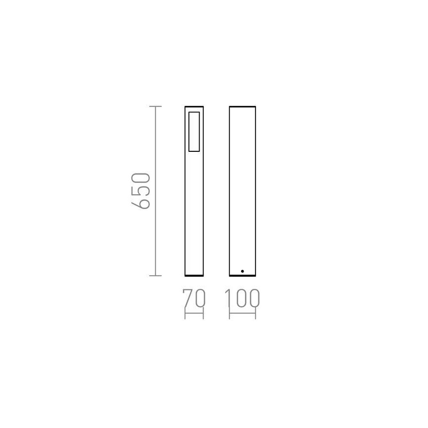 RED - Design Rendl - R10441 - Vanjska lampa TREEZA 1xE27/26W/230V IP54