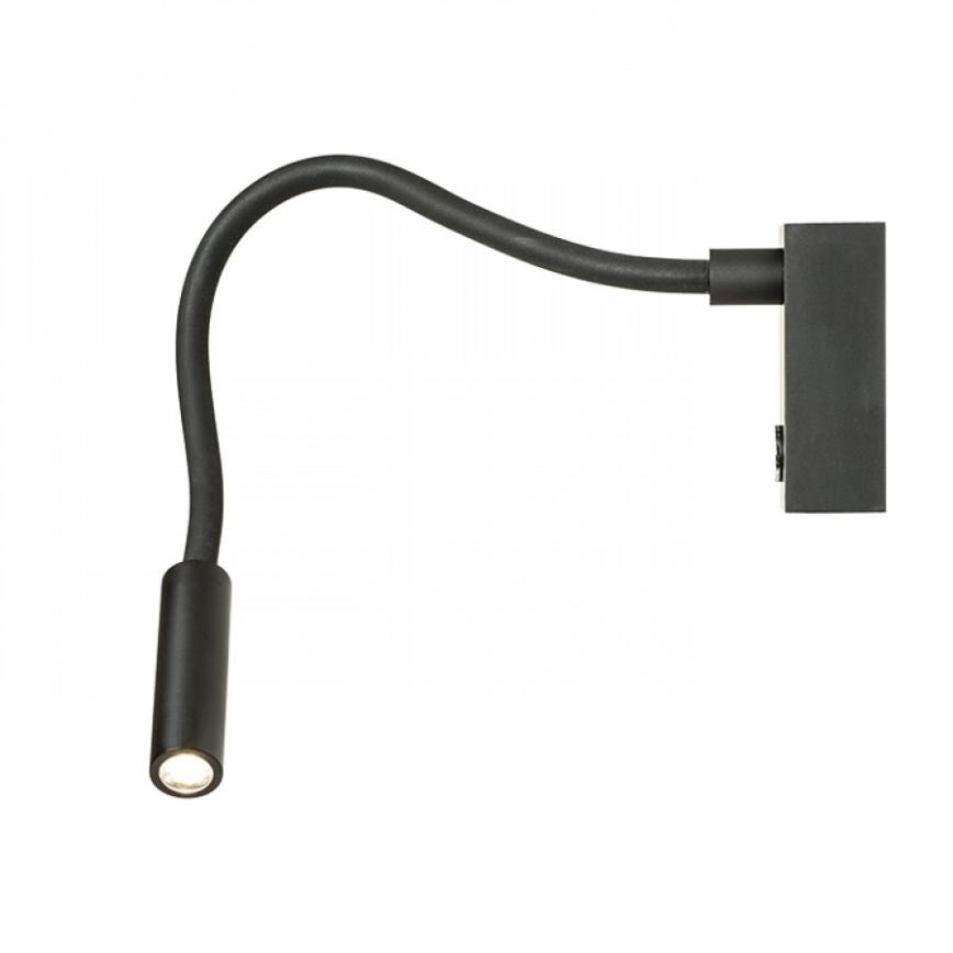 RED - Design Rendl - R10541 - LED Zidna lampa AIM LED/3W/230V crna