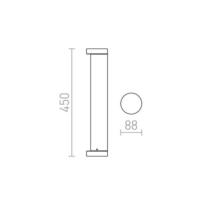 RED - Design Rendl - R11171 - LED Vanjska lampa SONET LED/7W/230V IP54 antracit