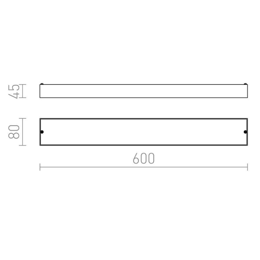 RED - Design Rendl - R11993 - LED Zidna svjetiljka za kupaonicu MARINA LED/9W/230V IP44
