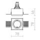 RED - Design Rendl - R12361 - Ugradbena svjetiljka QUO 1xGU10/35W/230V
