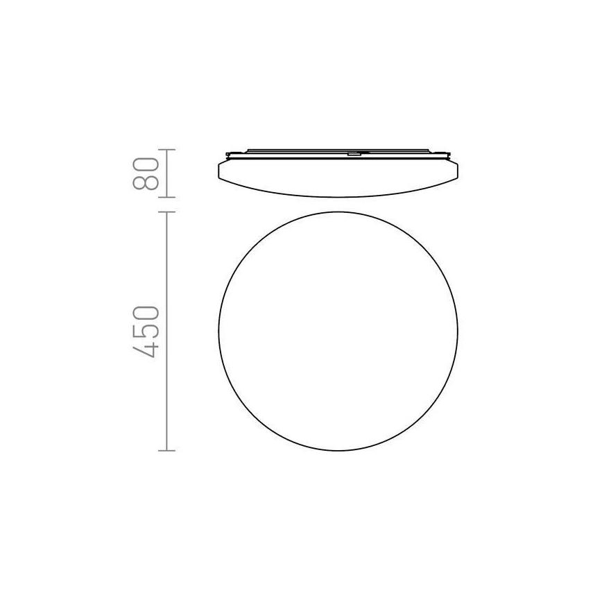 RED - Design Rendl - R12433 - LED Stropna svjetiljka SEMPRE LED/36W/230V okrugla