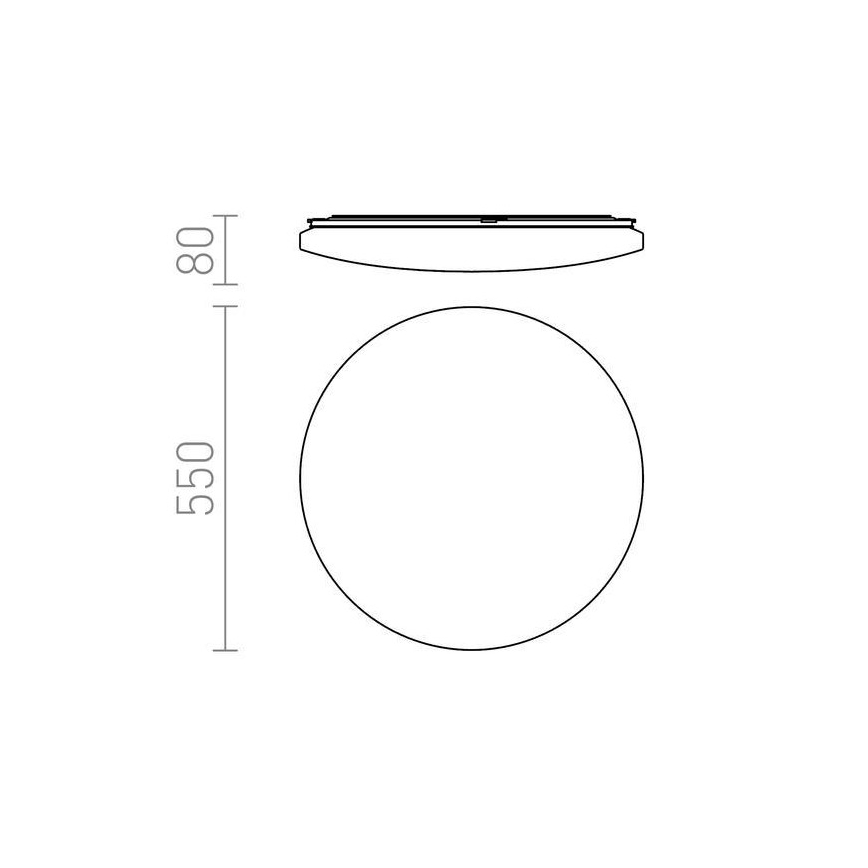 RED - Design Rendl - R12434 - LED Stropna svjetiljka SEMPRE LED/56W/230V okrugla