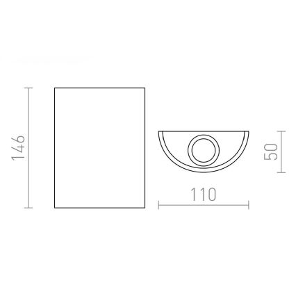 RED - Design Rendl - R12592 - LED Zidna svjetiljka DAFFY LED/6W/230V bijela