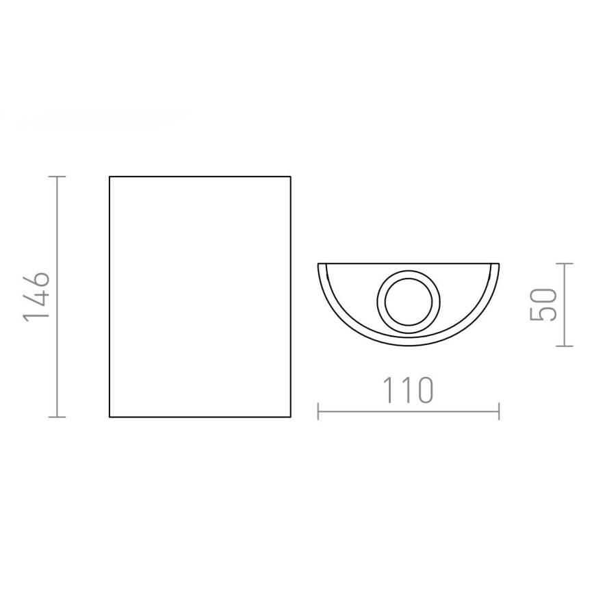 RED - Design Rendl - R12592 - LED Zidna svjetiljka DAFFY LED/6W/230V bijela