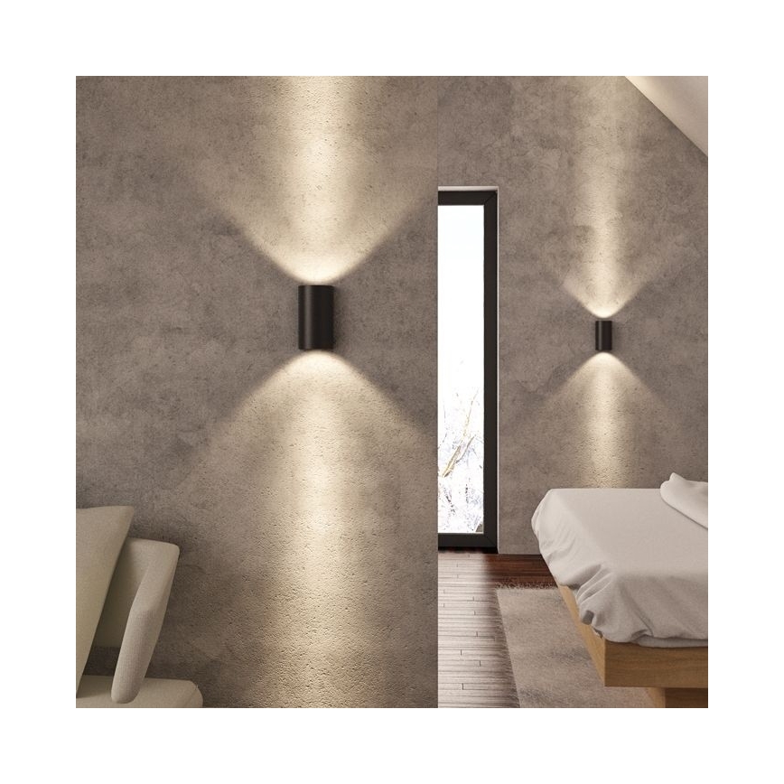 RED - Design Rendl - R12593 - LED Zidna svjetiljka DAFFY LED/6W/230V crna