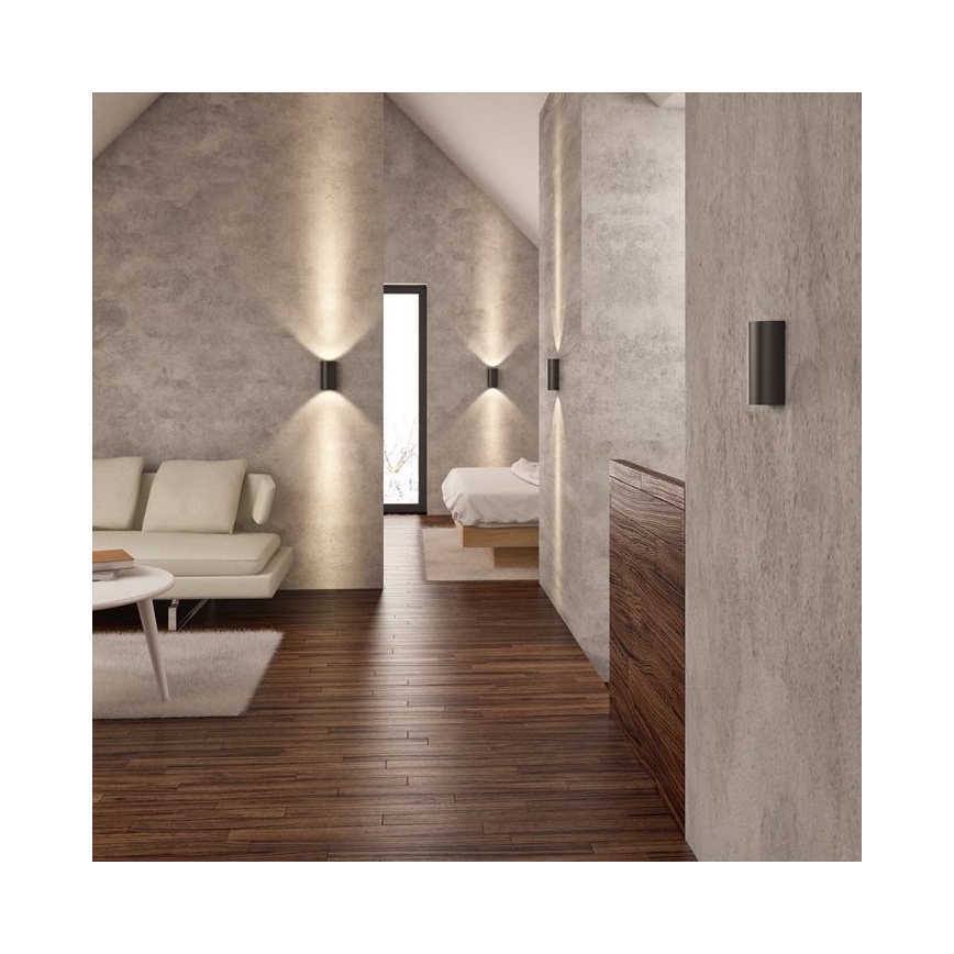 RED - Design Rendl - R12593 - LED Zidna svjetiljka DAFFY LED/6W/230V crna