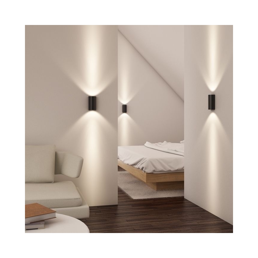 RED - Design Rendl - R12593 - LED Zidna svjetiljka DAFFY LED/6W/230V crna