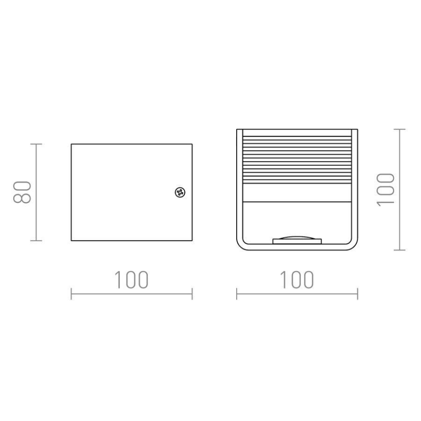 RED - Design Rendl - R12598 - LED Zidna svjetiljka ONYX LED/5W/230V bijela
