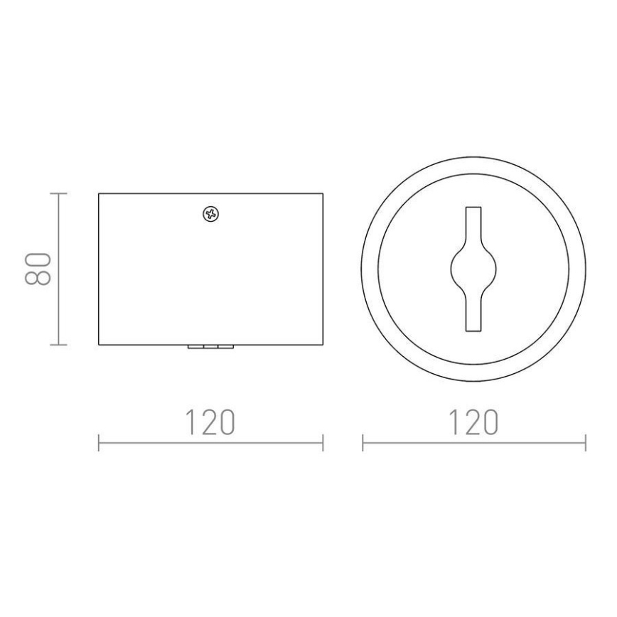 RED - Design Rendl - R12633 - LED Prigušiva reflektorska svjetiljka KELLY LED/15W/230V bijela