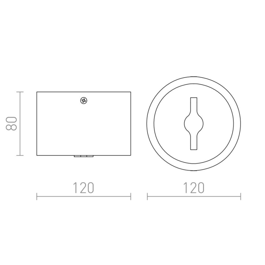 RED - Design Rendl - R12634 - LED Prigušiva reflektorska svjetiljka KELLY 15W/230V crna
