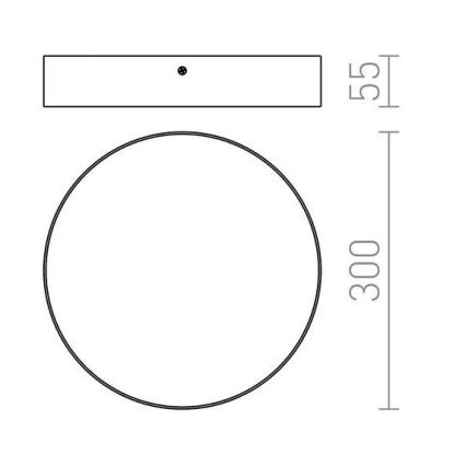 RED - Design Rendl - R12845 - LED Stropna svjetiljka LARISA LED/30W/230V smeđa