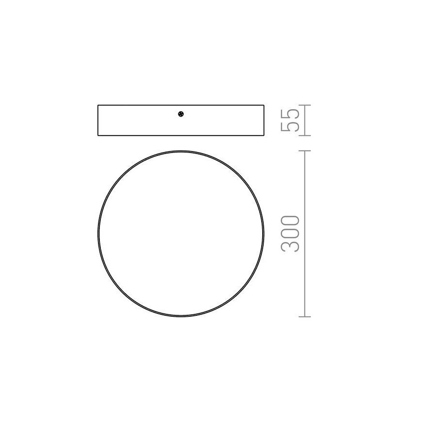 RED - Design Rendl - R12845 - LED Stropna svjetiljka LARISA LED/30W/230V smeđa