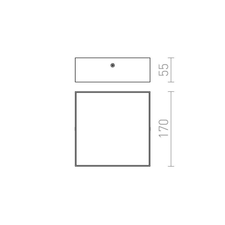 RED - Design Rendl - R12848 - LED Stropna svjetiljka LARISA LED/15W/230V bijela