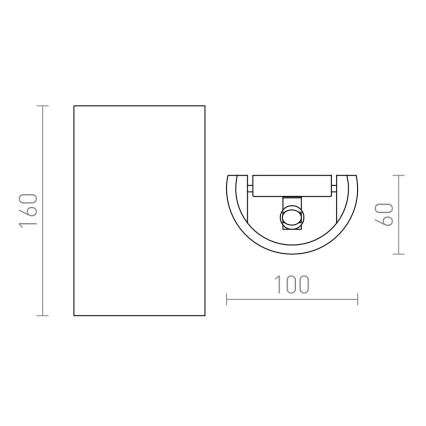 RED - Design Rendl - R12999 - Zidna svjetiljka CHIC 1xG9/33W/230V