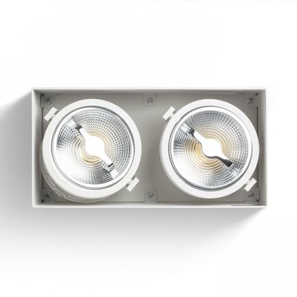 RED - Design Rendl - R13362 - LED Reflektorska svjetiljka JAMES 2xLED/15W/230V