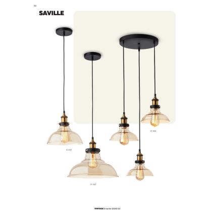 Redo 01-1002 - Luster na sajli SAVILLE 1xE27/42W/230V