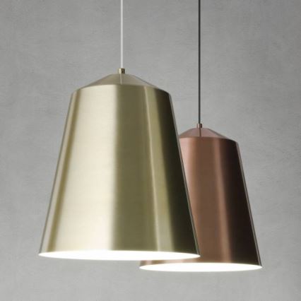 Redo 01-1104 - Luster na sajli AYLA 1xE27/42W/230V pr. 36 cm zlatna