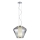 Redo 01-1139 - Luster na sajli FUSION 1xE27/42W/230V Ø 30 cm sjajni krom/dimljeno