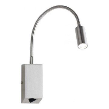 Redo 01-1195 - LED Fleksibilna lampica HELLO LED/3W/230V mat krom