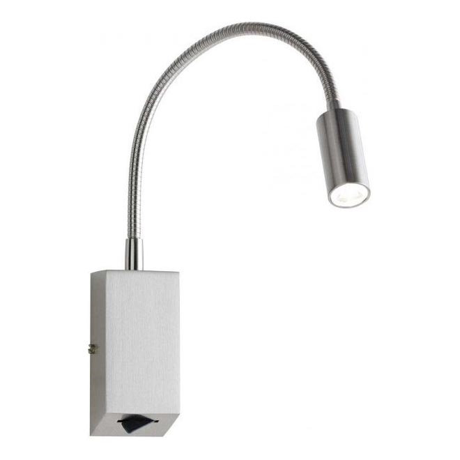 Redo 01-1195 - LED Fleksibilna lampica HELLO LED/3W/230V mat krom