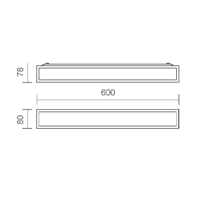 Redo 01-1233 - Zidna svjetiljka za kupaonicu EGO 3xE14/28W/230V IP44