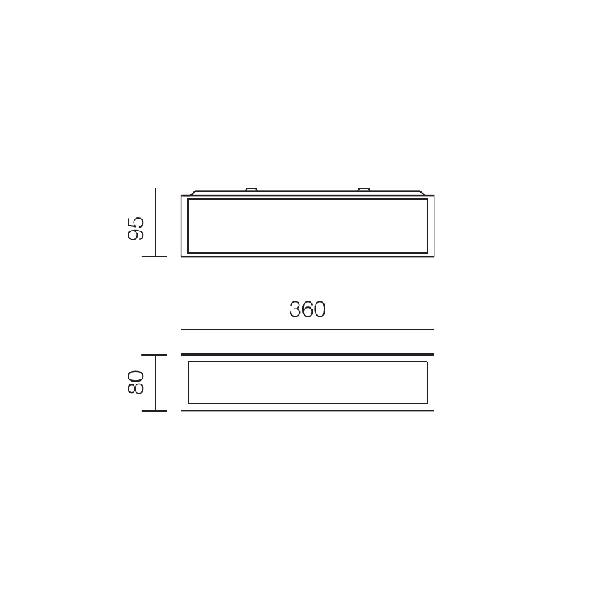 Redo 01-1234 - LED zidno svjetlo za kupaonicu EGO LED/12W/230V IP44 sjajni krom
