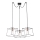 Redo 01-1265 - Luster na sajli SKETCH 3xE27/42W/230V pauk