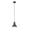 Redo 01-1279 - Viseći luster na sajli PEEP 1xE27/42W/230V, Ø 16,5 cm, crni