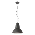 Redo 01-1281 - Luster na sajli PEEP 1xE27/42W/230V pr. 34,5 cm crna