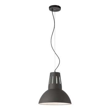 Redo 01-1281 - Luster na sajli PEEP 1xE27/42W/230V pr. 34,5 cm crna
