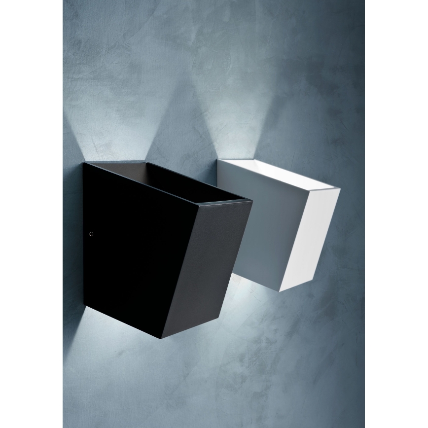 Redo 01-1318 - LED Zidna svjetiljka TOBIKO LED/6W/230V CRI 90 crna