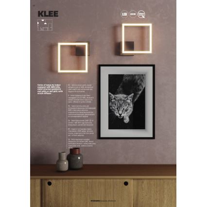 Redo 01-1644 - LED luster na sajli KLEE 1xLED/48W/230V