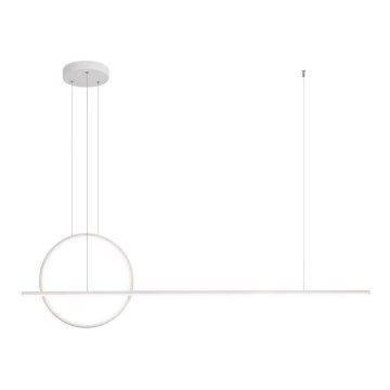 Redo 01-1734 - LED prigušivački luster na užetu GIOTTO LED/46W/230V bijela