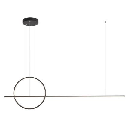 Redo 01-1735 - LED Prigušivi luster na sajli GIOTTO LED/46W/230V crna