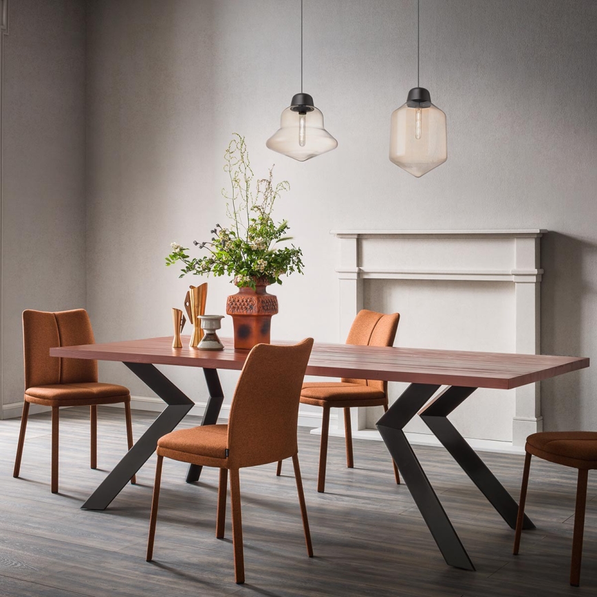 Redo 01-1770 - Luster na sajli AMNO 1xE27/42W/230V, promjer 33 cm, bež