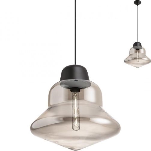 Redo 01-1771 - Luster na sajli AMNO 1x/E27/42W/230V pr. 33 cm siva