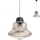Redo 01-1771 - Luster na sajli AMNO 1xE27/42W/230V promjer 33 cm siva