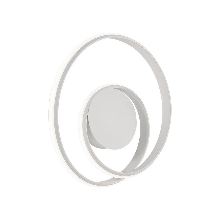 Redo 01-1789 - LED prigušivo zidno svjetilo TORSION LED/27W/230V Ø 40 cm bijela