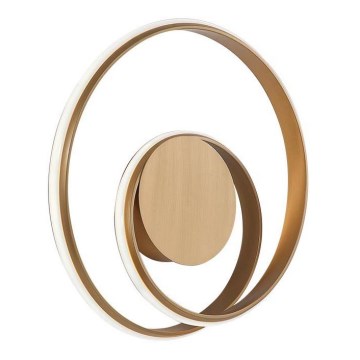 Redo 01-1790 - LED prigušiva zidna svjetiljka TORSION LED/27W/230V, promjer 40 cm, brončana